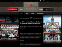 Tablet Screenshot of laforgetremblant.com